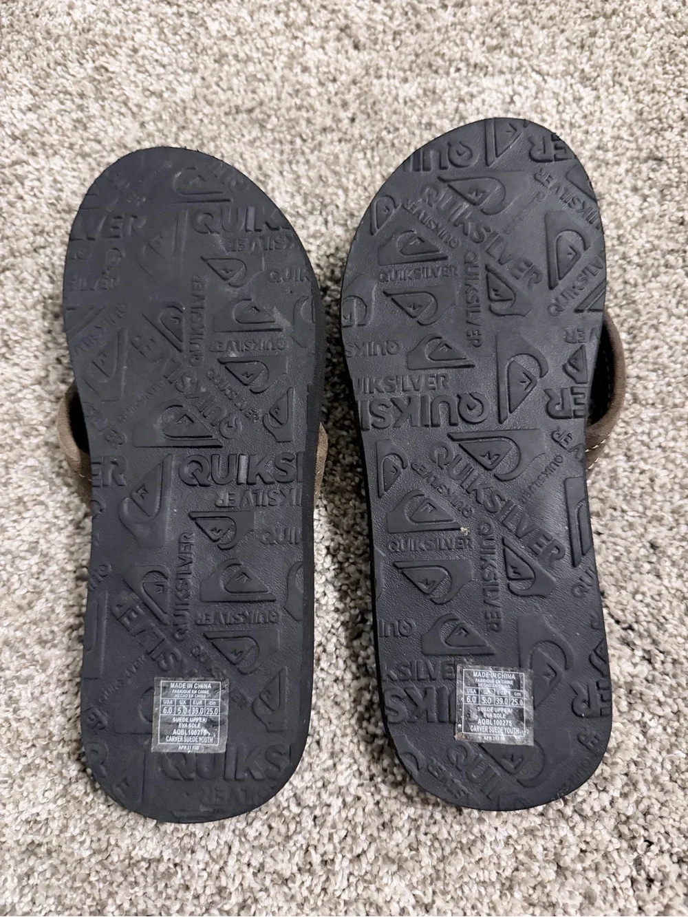 Quiksilver thong sandals